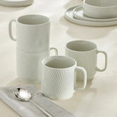 Modulus Mugs, Set Of 4, Vapor